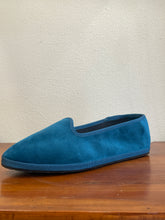 Carica l'immagine nel visualizzatore di Gallery, Friulane Velluto liscio Pavone