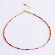 Carica l'immagine nel visualizzatore di Gallery, Collana Bubblegum Tramonto rosa e arancio
