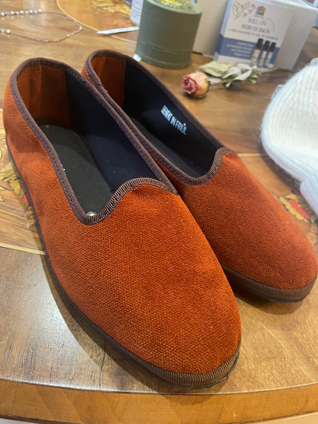 Friulane velluto liscio castagna