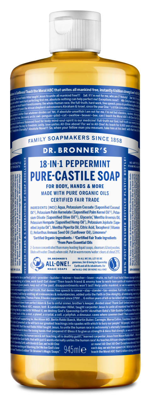 SAPONE LIQUIDO 18 usi in 1 MENTA