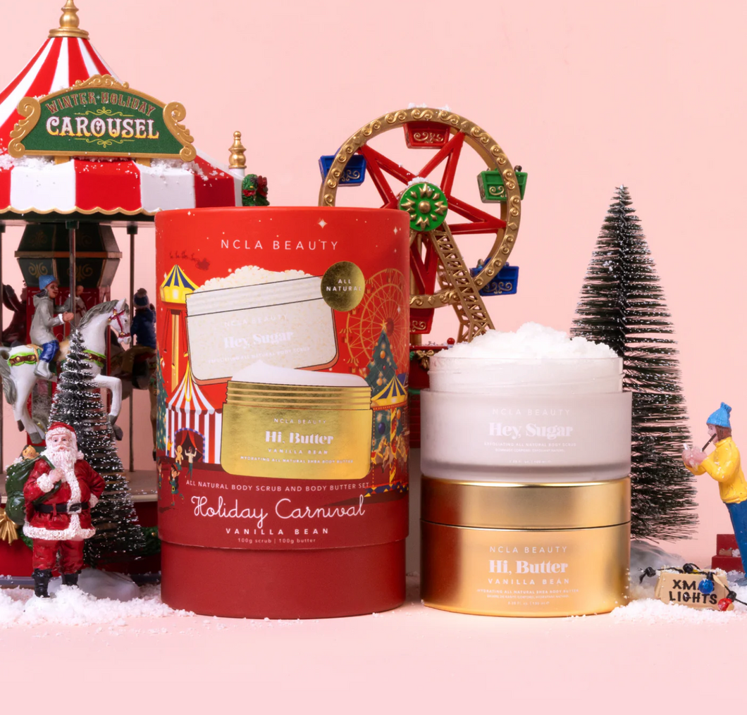 HOLIDAY CARNIVAL BODY SCRUB + BODY BUTTER GIFT SET