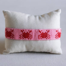 Carica l'immagine nel visualizzatore di Gallery, Bracciale intrecciato Rosa Crabby Rosso
