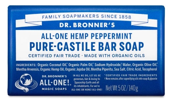 PURE-CASTILE BAR SOAP