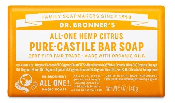 PURE-CASTILE BAR SOAP