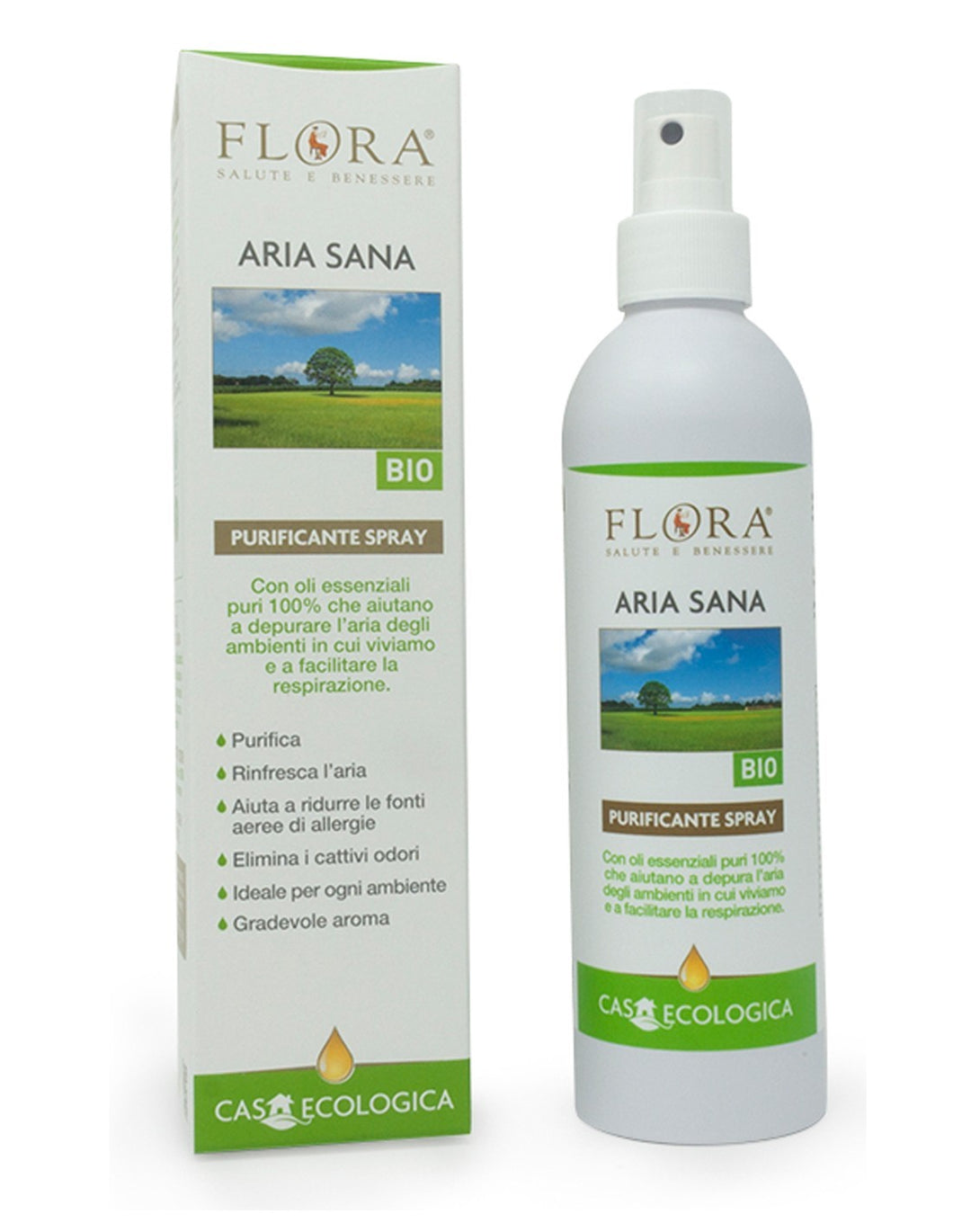 Aria Sana, 200 ml BIO-ICEA, Spray Purificante FLORA – FlorB